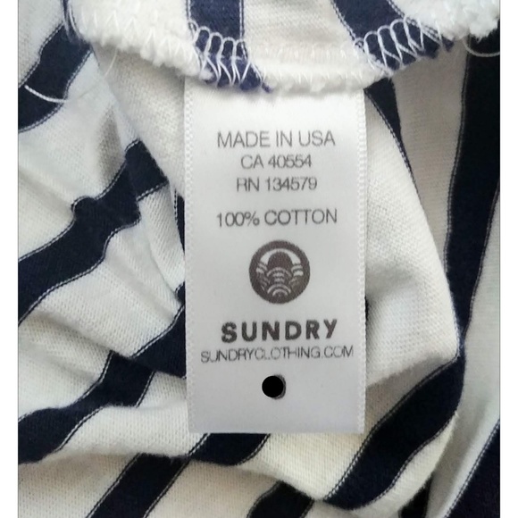 Sundry Maritime 3/4 Sleeve Soft Tee NWT - Picture 7 of 8